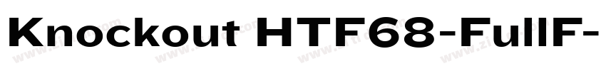 Knockout HTF68-FullF字体转换